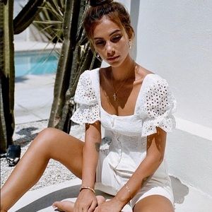 Sabo Skirt Jordyn Eyelet Top